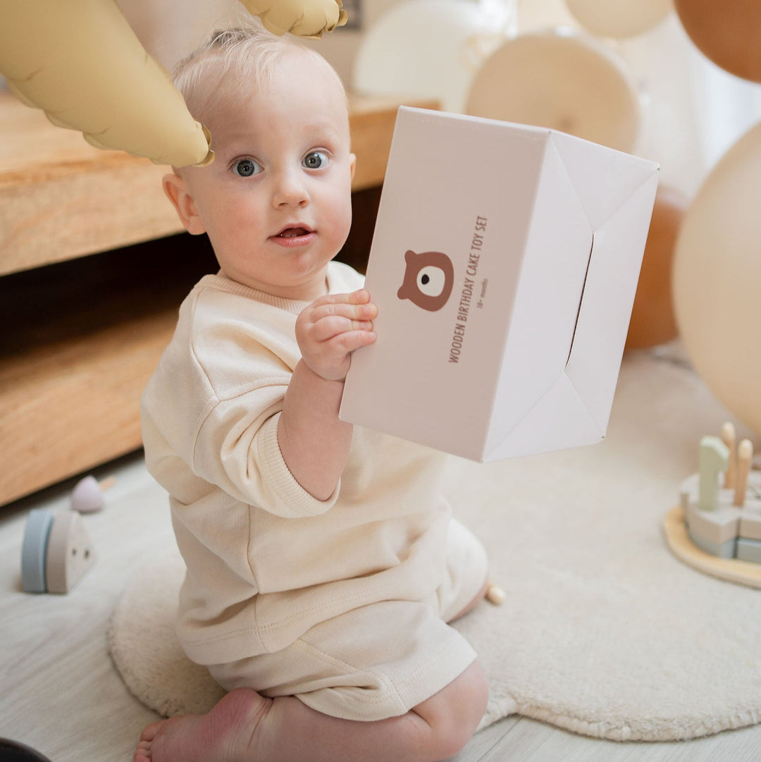 baby with Jborn product