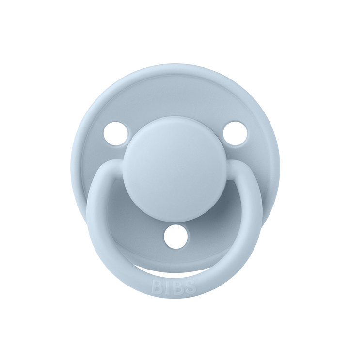BIBS De Lux Silicone Pacifiers | One Size | Personalised Baby Blue - Personalisable Baby Products Sold and Personalised by JustBørn