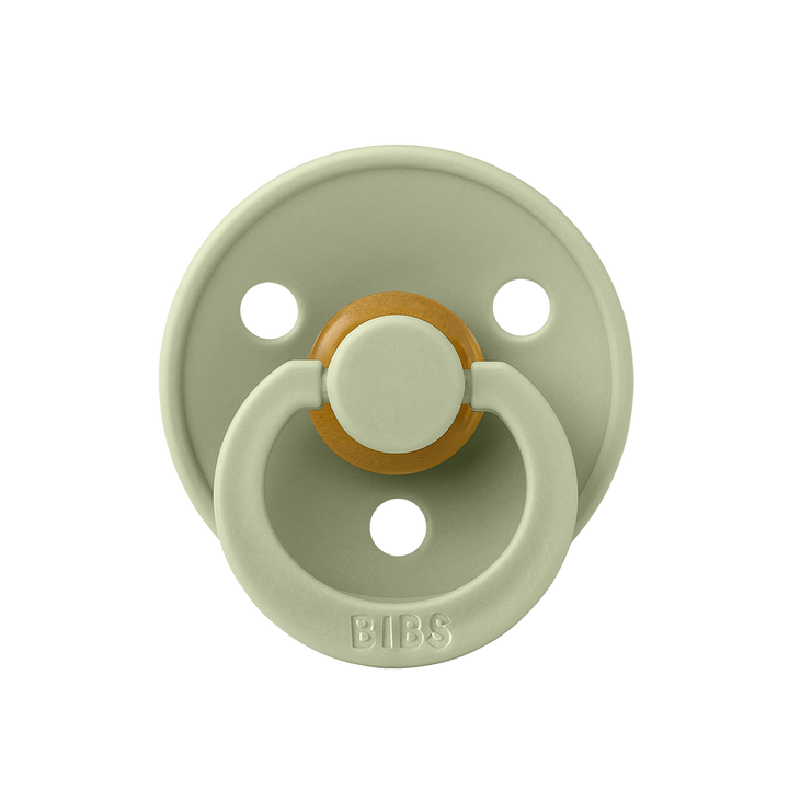 BIBS Colour Anatomical Natural Rubber Latex Pacifier | Personalised Sage - Personalisable Baby Products Sold and Personalised by JustBørn