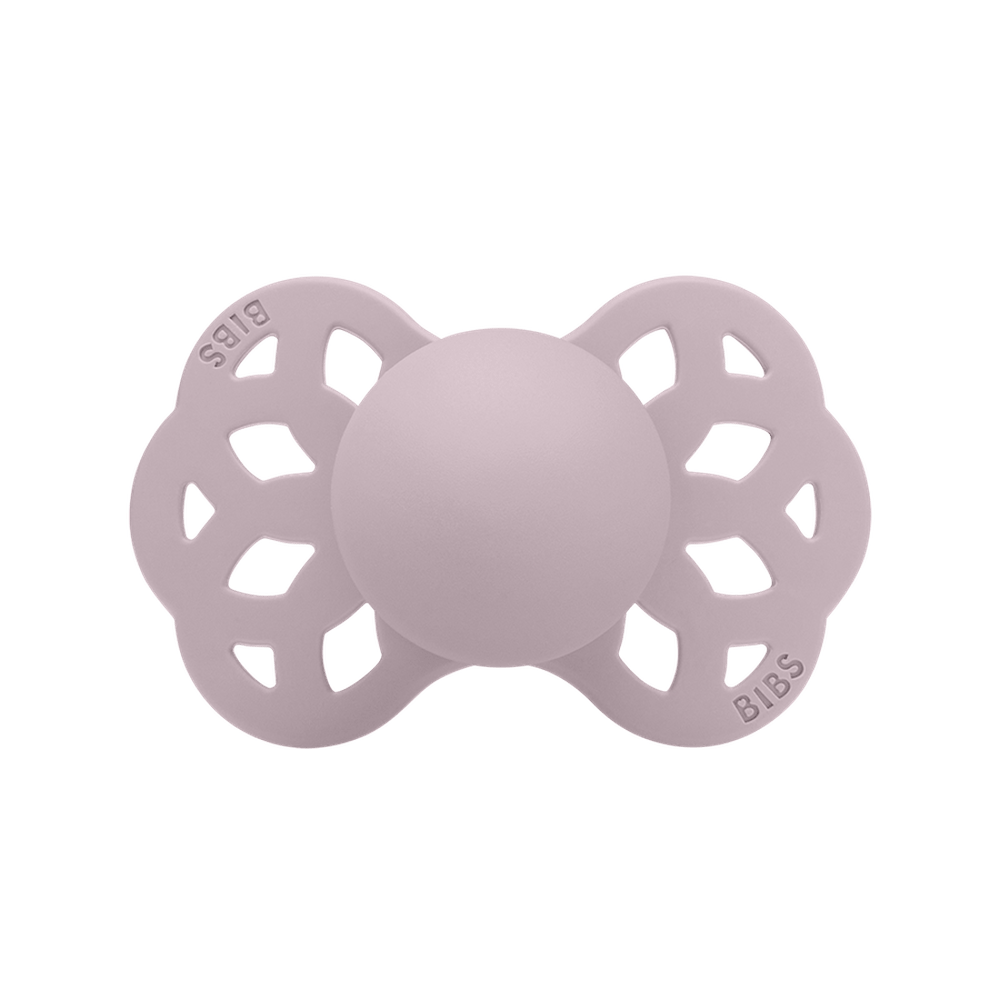 BIBS Infinity Anatomical Silicone Pacifiers | Personalised Dusky Lilac - Personalisable Baby Products Sold and Personalised by JustBørn