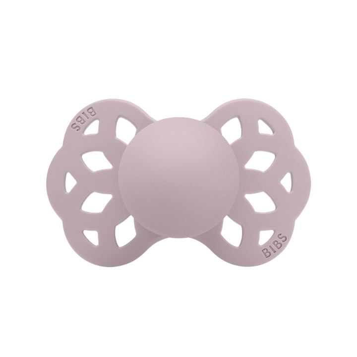 BIBS Infinity Anatomical Silicone Pacifiers | Personalised Dusky Lilac - Personalisable Baby Products Sold and Personalised by JustBørn