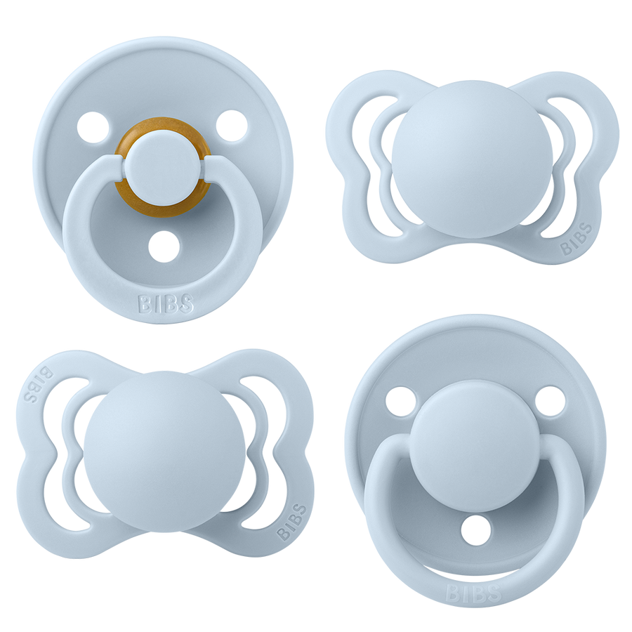 BIBS Pacifiers - Try-It Collection Baby Blue - Personalisable Baby Products Sold and Personalised by JustBørn