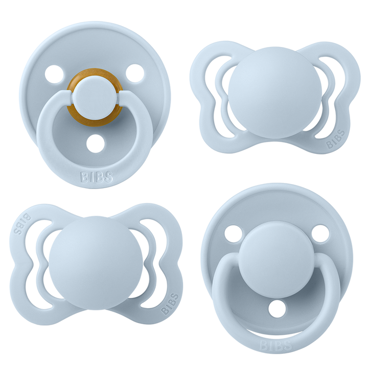 BIBS Pacifiers - Try-It Collection Baby Blue - Personalisable Baby Products Sold and Personalised by JustBørn