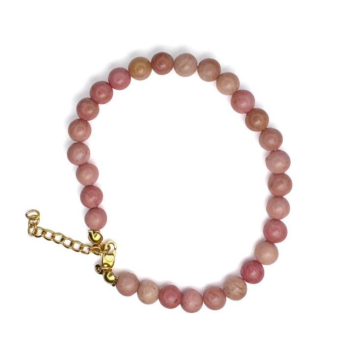 JBØRN Mum Beaded Bracelet Dusty Rose - Personalisable Baby Products Sold and Personalised by JustBørn