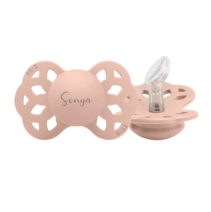 BIBS Infinity Anatomical Silicone Pacifiers | Personalised - Personalisable Baby Products Sold and Personalised by JustBørn