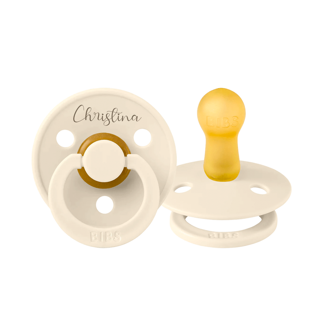 BIBS Colour Natural Rubber Latex Pacifiers | Personalised - Personalisable Baby Products Sold and Personalised by JustBørn