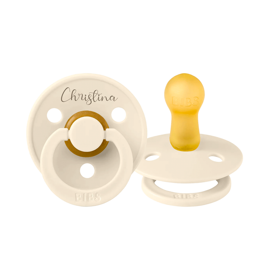 BIBS Colour Natural Rubber Latex Pacifiers | Personalised - Personalisable Baby Products Sold and Personalised by JustBørn