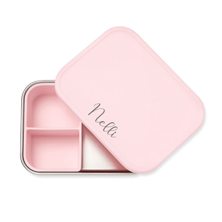 JBØRN Personalised Lunch Box Baby Blue - Personalisable Baby Products Sold and Personalised by JustBørn