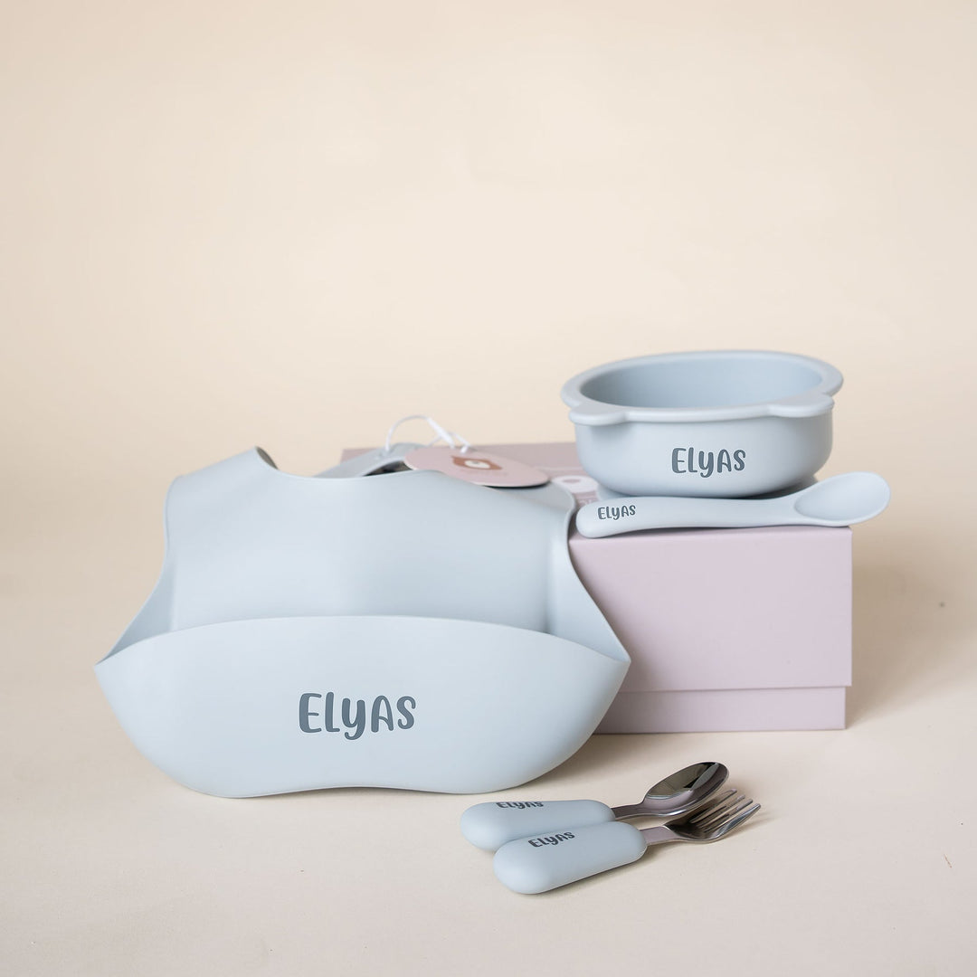 JBØRN Baby Weaning Starter Gift Box - Personalisable Baby Products Sold and Personalised by JustBørn