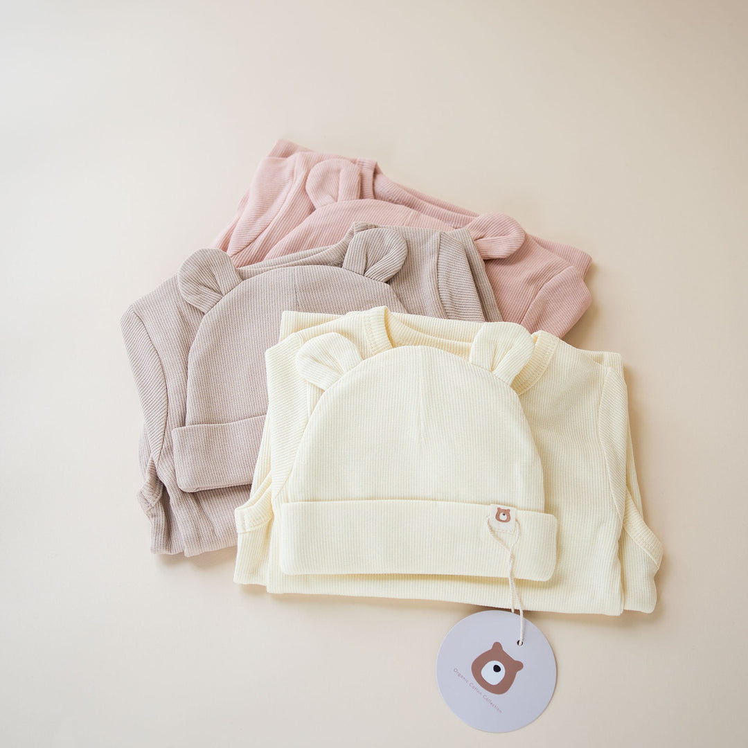JBØRN Baby Gift Set | Organic Cotton Sleeping Gown & Comforter Gift Set - Personalisable Baby Products Sold and Personalised by JustBørn