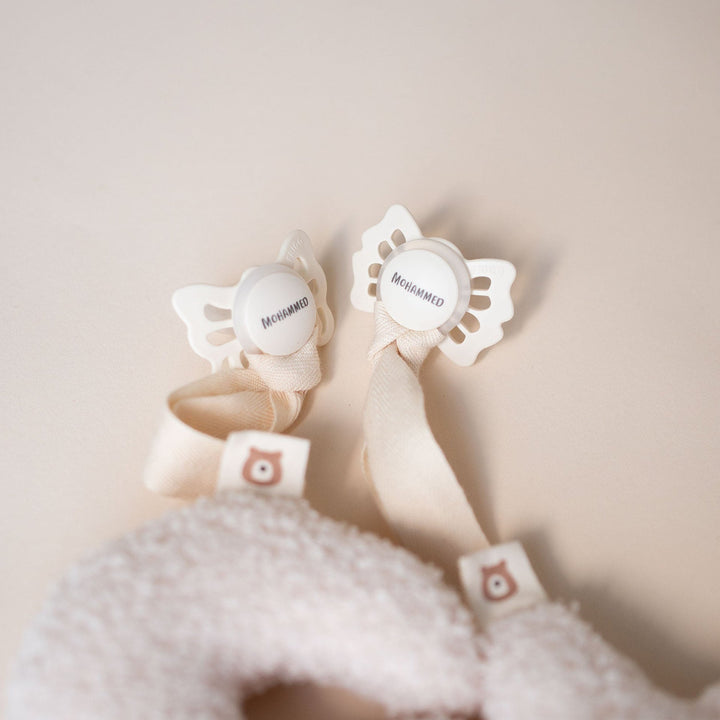 JBØRN x FRIGG Baby Gift Set | Baby's First Pacifier Pack & Holders Set - Personalisable Baby Products Sold and Personalised by JustBørn