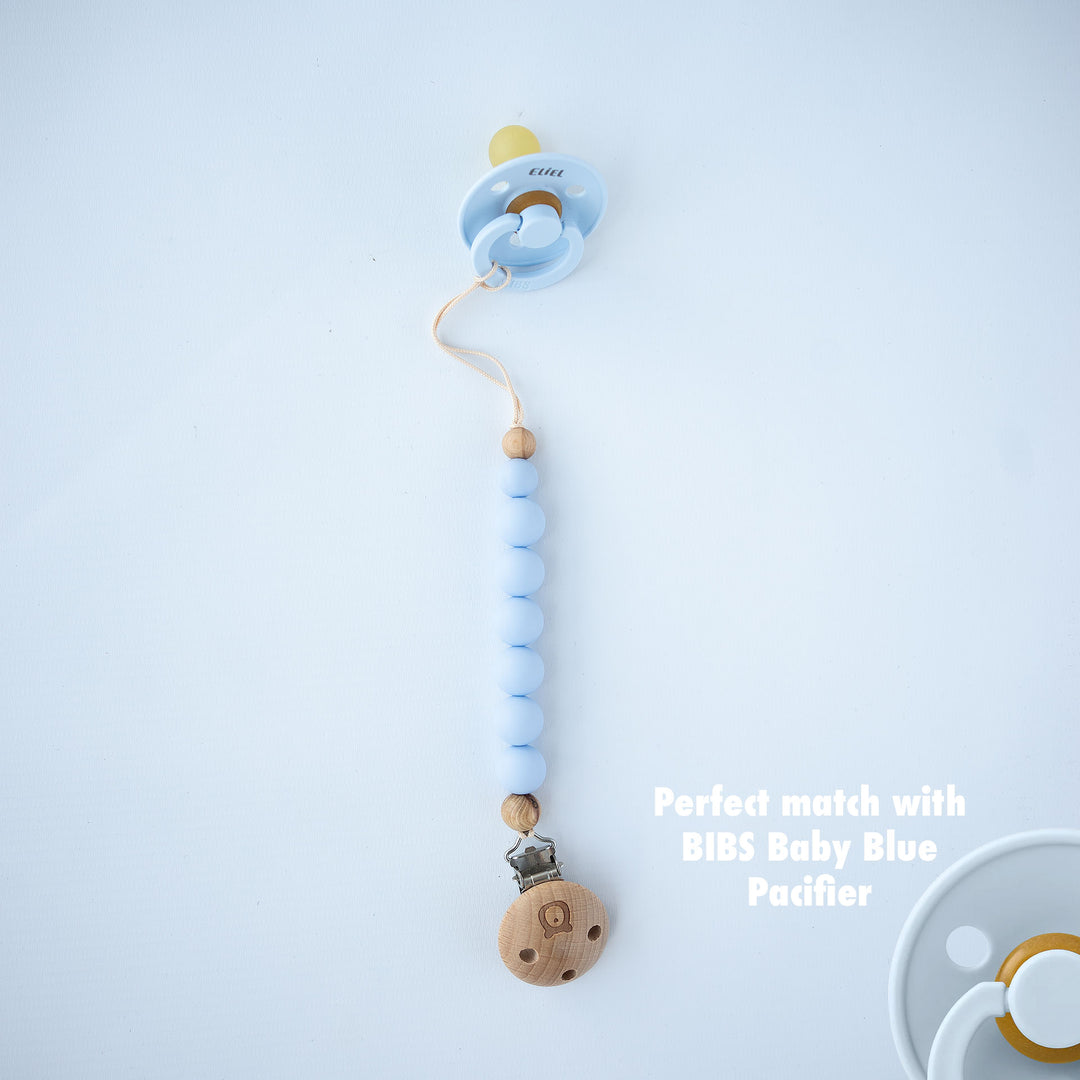 JBØRN Pacifier Clip Vanilla - Personalisable Baby Products Sold and Personalised by JustBørn