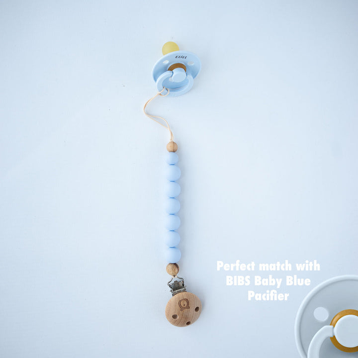 JBØRN Pacifier Clip Vanilla - Personalisable Baby Products Sold and Personalised by JustBørn