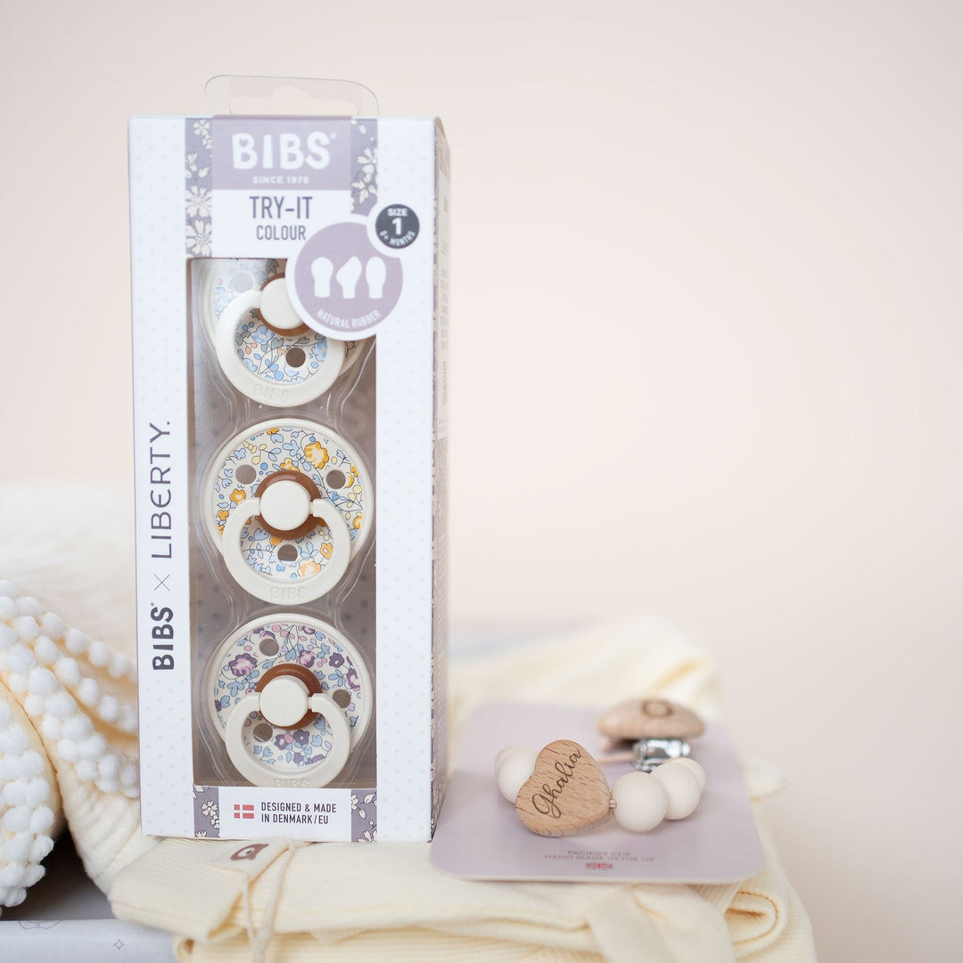 JBØRN x BIBS Welcome Baby Gift Set | Newborn Bundle - Personalisable Baby Products Sold and Personalised by JustBørn