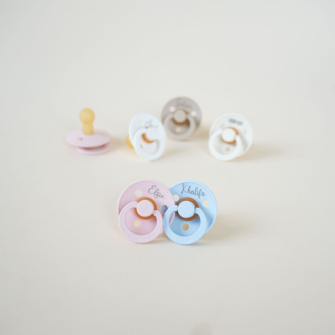 BIBS Colour Natural Rubber Latex Pacifiers | Personalised - Personalisable Baby Products Sold and Personalised by JustBørn