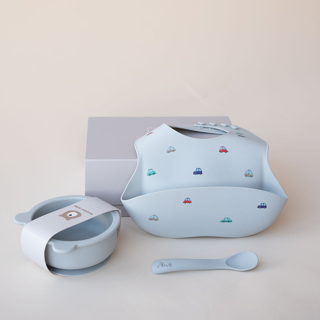 JBØRN Baby Weaning Basic Set - Personalisable Baby Products Sold and Personalised by JustBørn