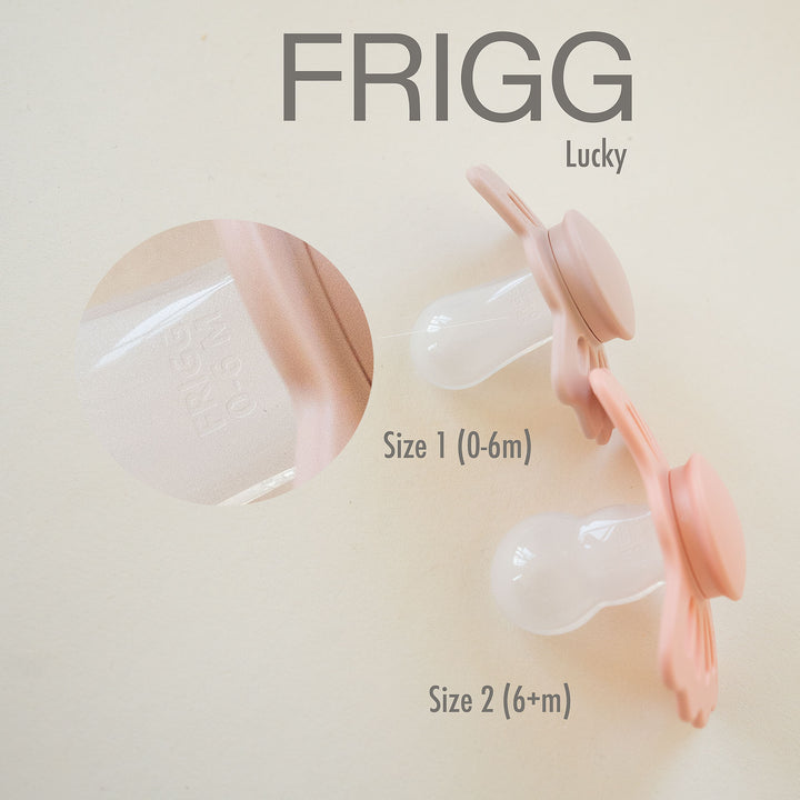 FRIGG Lucky Symmetrical Silicone Pacifiers - Personalisable Baby Products Sold and Personalised by JustBørn