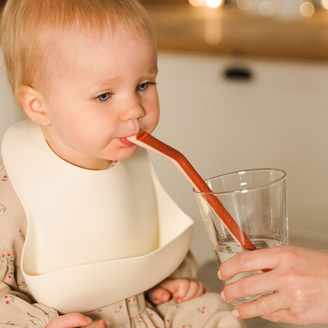 JBØRN Silicone Baby Feeding Bib | Weaning Essentials - Personalisable Baby Products Sold and Personalised by JustBørn