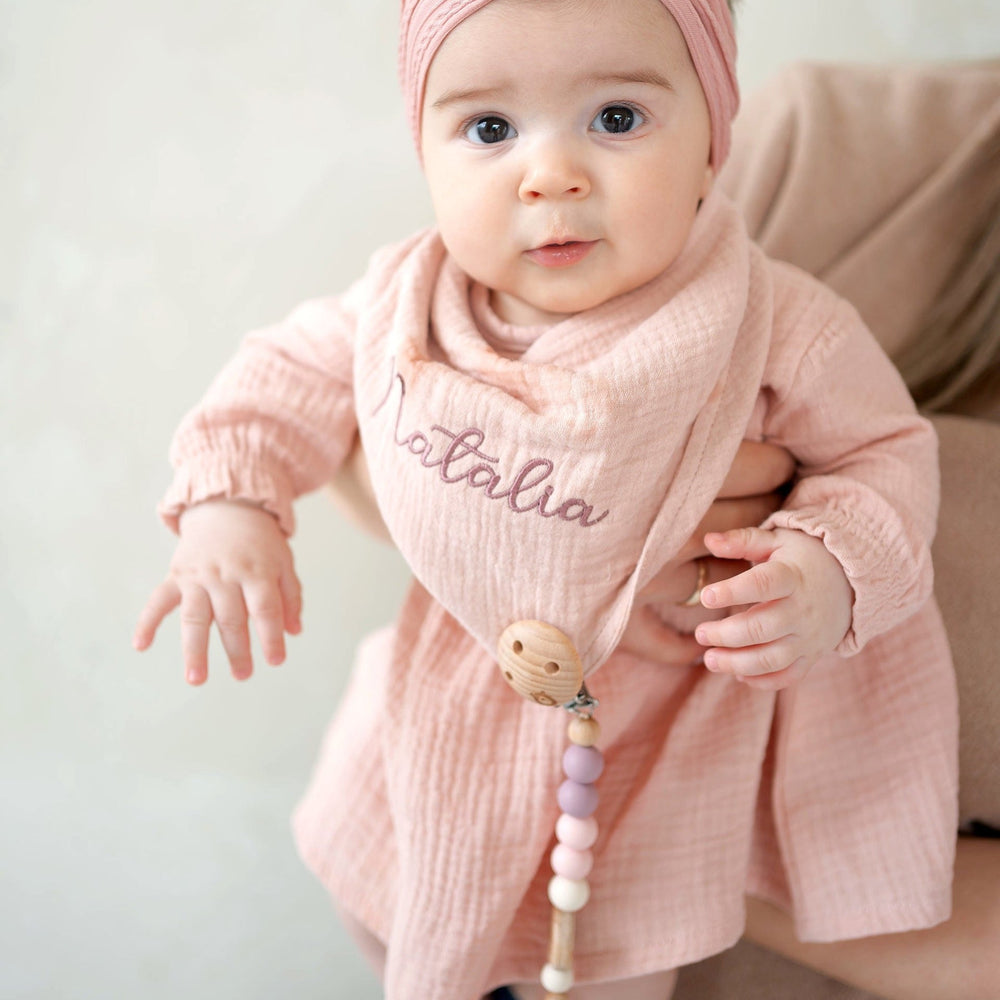 JBØRN New Baby Girl Gift Set | Personalised Teddy & Matching Baby Dress - Personalisable Baby Products Sold and Personalised by JustBørn