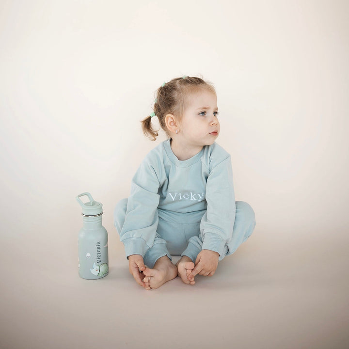 JBØRN Organic Cotton Sweatshirt & Jogger Set - Personalisable Baby Products Sold and Personalised by JustBørn