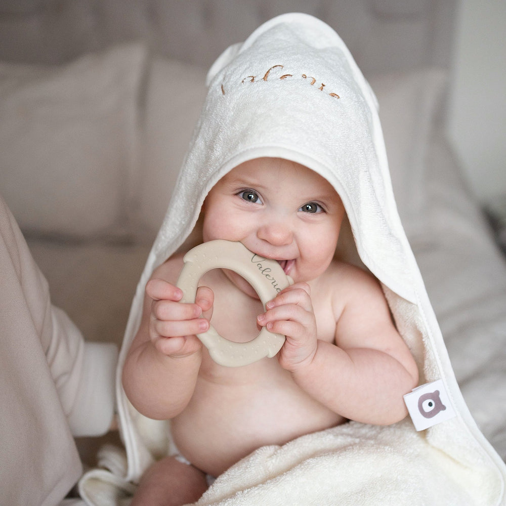 JBØRN Baby Care Gift Box | Organic Cotton Towel & Skin Care Set - Personalisable Baby Products Sold and Personalised by JustBørn