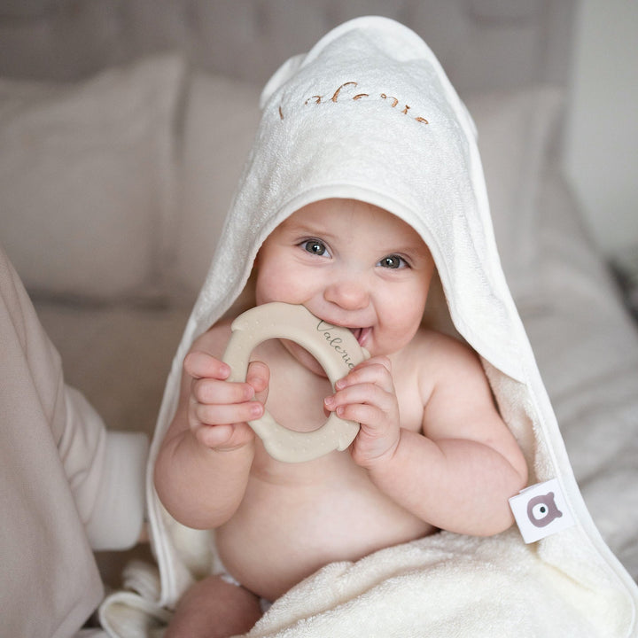JBØRN Baby Care Gift Box | Organic Cotton Towel & Skin Care Set - Personalisable Baby Products Sold and Personalised by JustBørn
