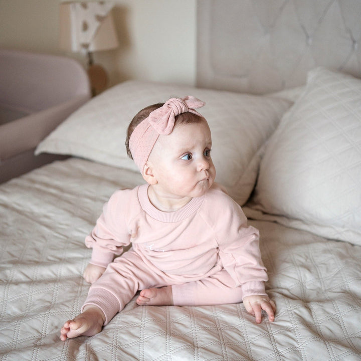 JBØRN Organic Cotton Sweatshirt & Jogger Set - Personalisable Baby Products Sold and Personalised by JustBørn