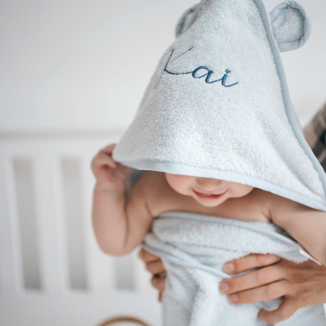 JBØRN New Born Gift Set | First Pacifiers, Organic Cotton Towel, Sleep Suit & Skin Care Set - Personalisable Baby Products Sold and Personalised by JustBørn