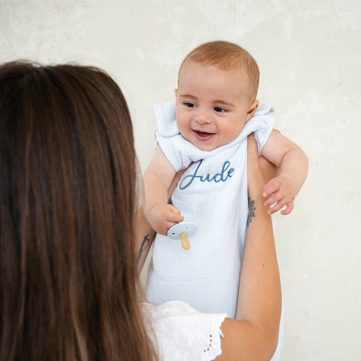 JBØRN Organic Cotton Muslin Sleep Bag | 0-6 Months - Personalisable Baby Products Sold and Personalised by JustBørn