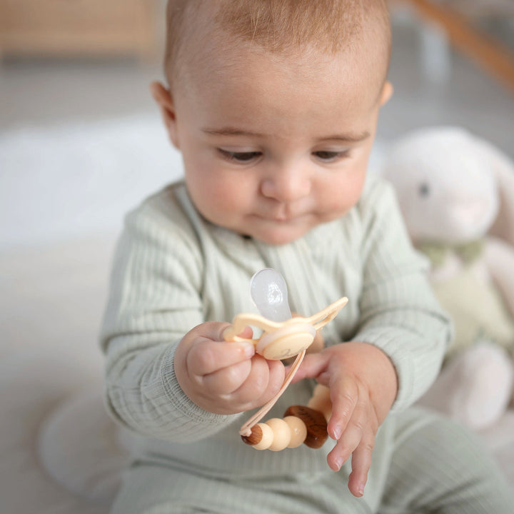 FRIGG Butterfly Anatomical Silicone Pacifiers - Personalisable Baby Products Sold and Personalised by JustBørn