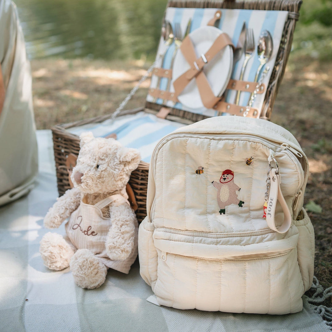 JBØRN Backpack Charm | Name Strap & Character Charm - Personalisable Baby Products Sold and Personalised by JustBørn