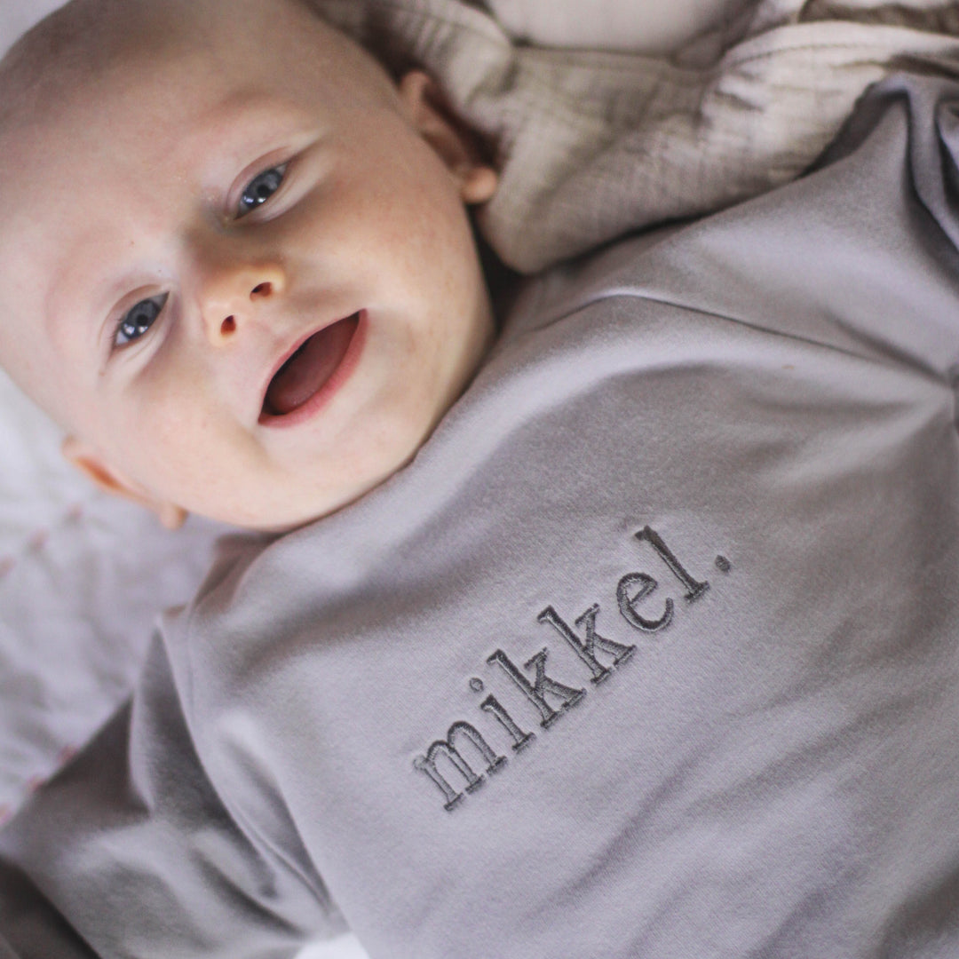 JBØRN Organic Cotton Sweatshirt & Jogger Set - Personalisable Baby Products Sold and Personalised by JustBørn