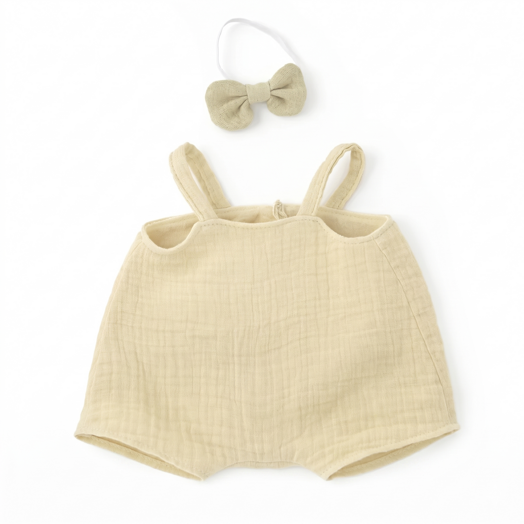 JBØRN Personalised Soft Toy Outfits Pistachio Dungarees - Personalisable Baby Products Sold and Personalised by JustBørn