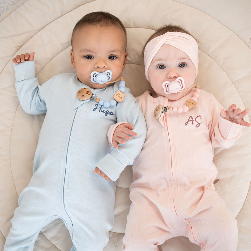 JBØRN Ribbed Bamboo Essential Bundle | 6+months - Personalisable Baby Products Sold and Personalised by JustBørn