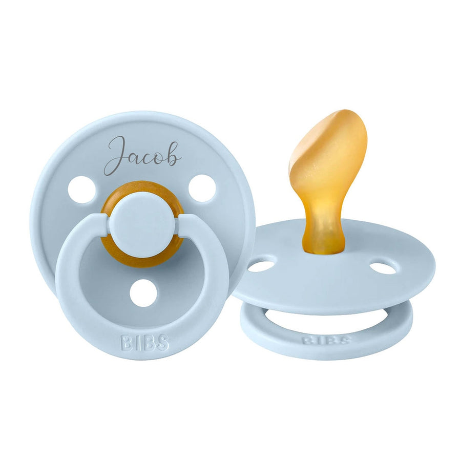 BIBS Colour Anatomical Natural Rubber Latex Pacifier | Personalised - Personalisable Baby Products Sold and Personalised by JustBørn