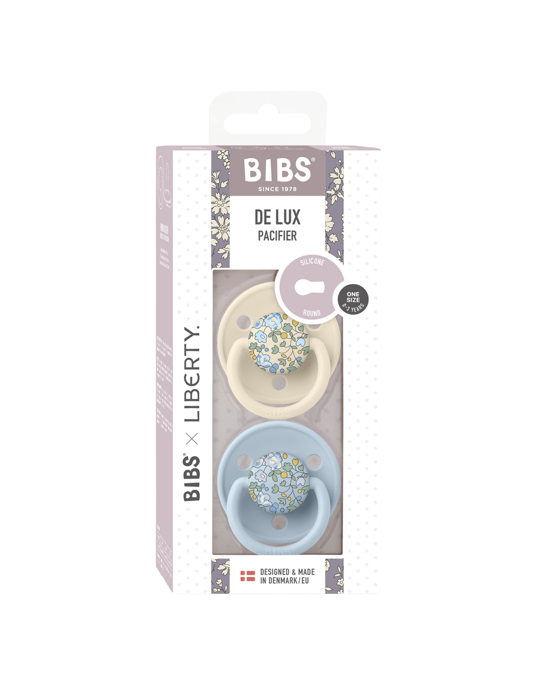 BIBS x LIBERTY Pacifiers - Personalisable Baby Products Sold and Personalised by JustBørn
