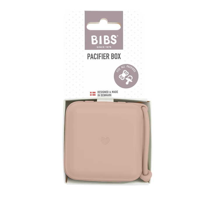 BIBS Pacifier Box Blush - Personalisable Baby Products Sold and Personalised by JustBørn