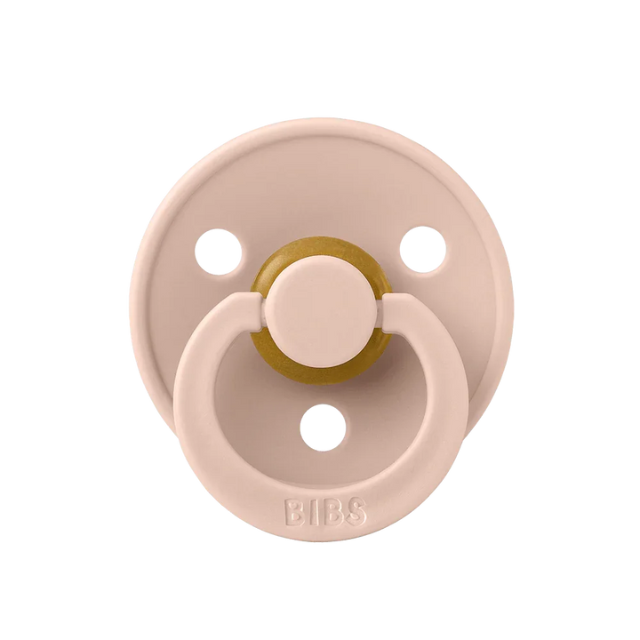 BIBS Colour Natural Rubber Latex Pacifiers | Personalised Blush - Personalisable Baby Products Sold and Personalised by JustBørn