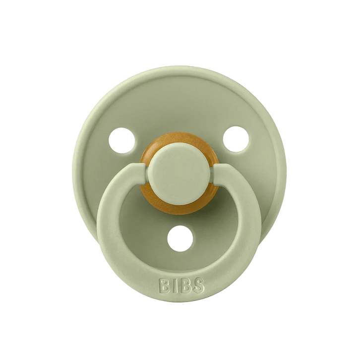 BIBS Colour Natural Rubber Latex Pacifiers | Personalised Sage - Personalisable Baby Products Sold and Personalised by JustBørn