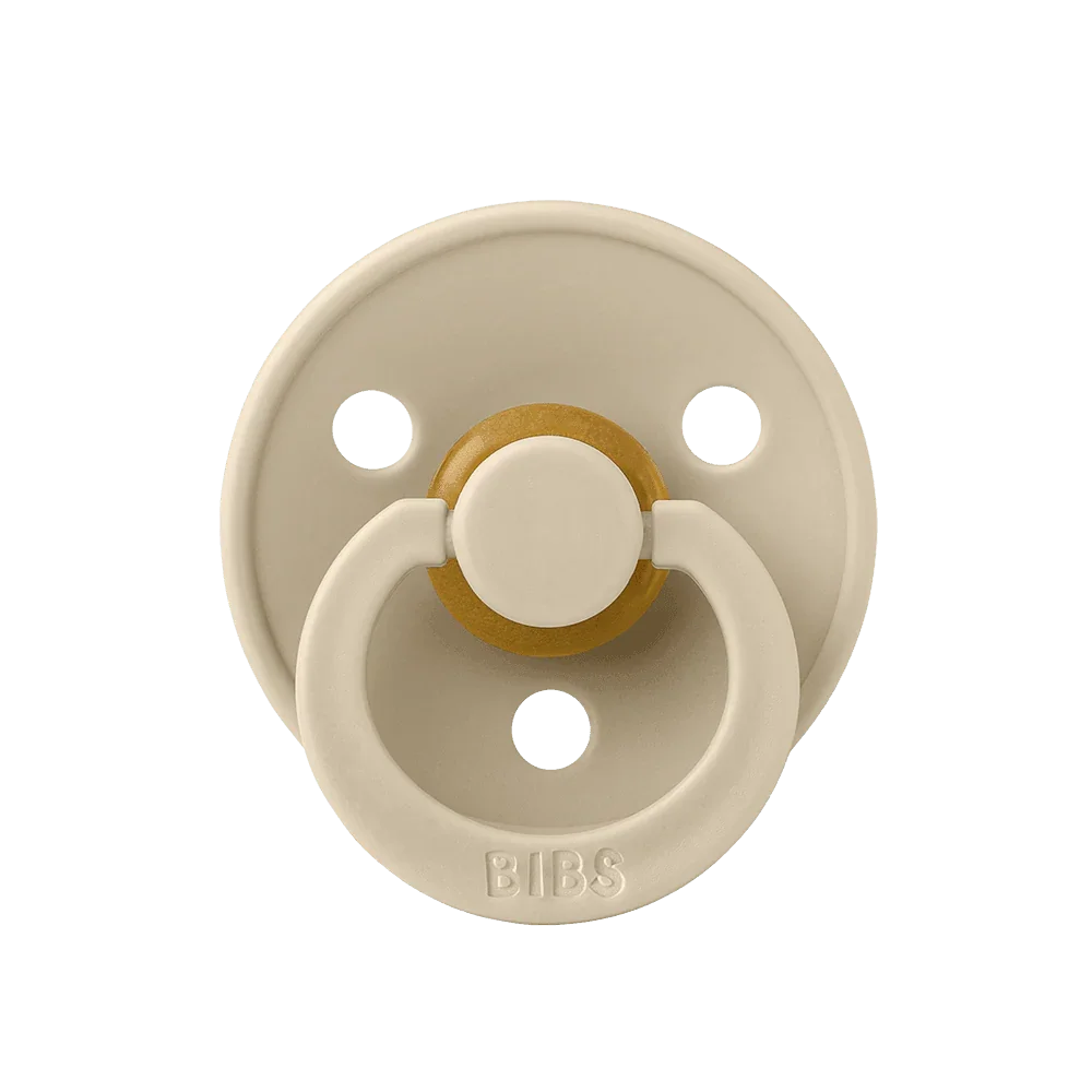 BIBS Colour Natural Rubber Latex Pacifiers | Personalised Vanilla - Personalisable Baby Products Sold and Personalised by JustBørn