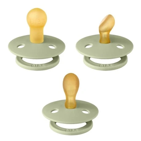 BIBS Colour Pacifiers - Try-It Collection - Pack of 3 Blush - Personalisable Baby Products Sold and Personalised by JustBørn