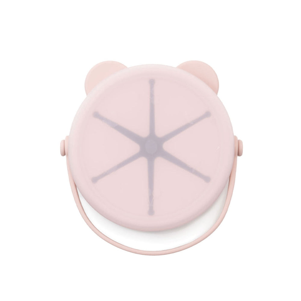 JBØRN Baby Snack Cup With Lid & Handle Blush - Personalisable Baby Products Sold and Personalised by JustBørn