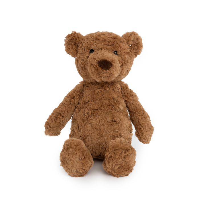 JBØRN Soft Toys Brown Teddy B - Personalisable Baby Products Sold and Personalised by JustBørn