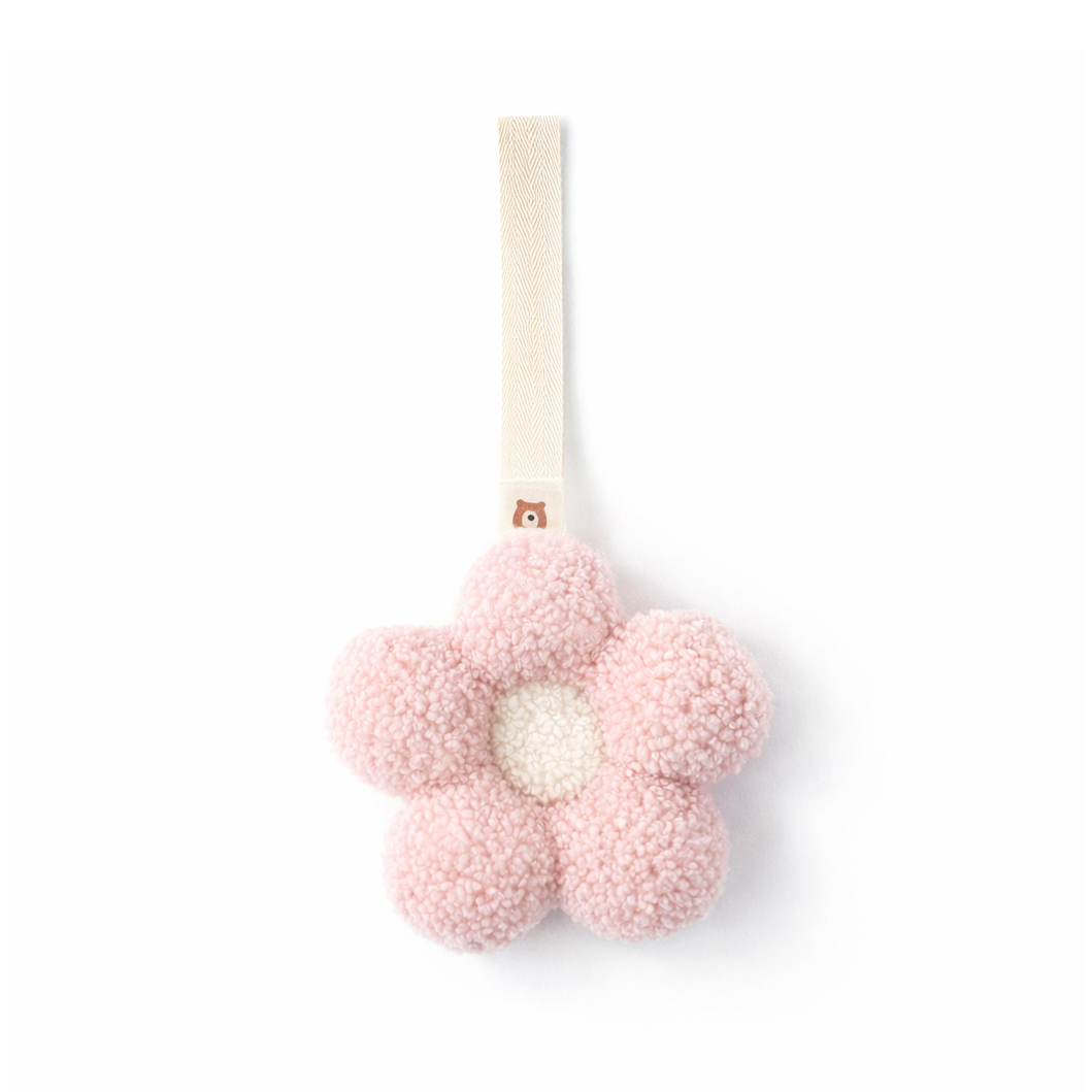 STOCK !!! - Plush Comforter Daisy - Blush - Personalisable Baby Products Sold and Personalised by JustBørn