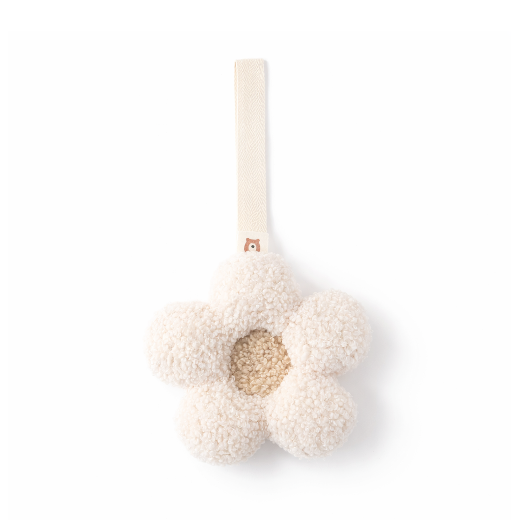 STOCK !!! - Plush Comforter Daisy - Ivory - Personalisable Baby Products Sold and Personalised by JustBørn