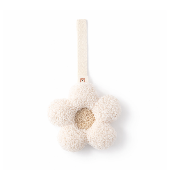 STOCK !!! - Plush Comforter Daisy - Ivory - Personalisable Baby Products Sold and Personalised by JustBørn
