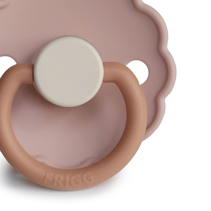 FRIGG Daisy Bloom Silicone Pacifier Biscuit - Personalisable Baby Products Sold and Personalised by JustBørn