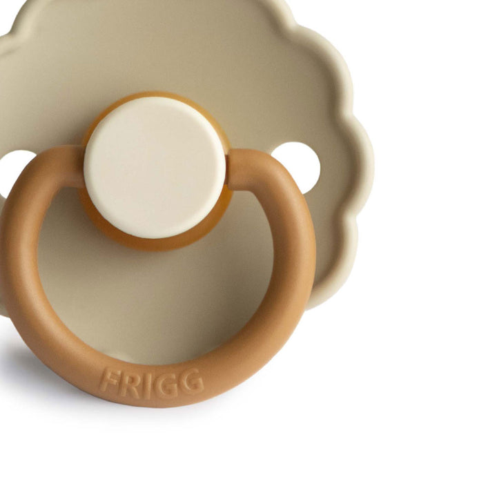 FRIGG Daisy Bloom Natural Rubber Latex Pacifier Desert - Personalisable Baby Products Sold and Personalised by JustBørn