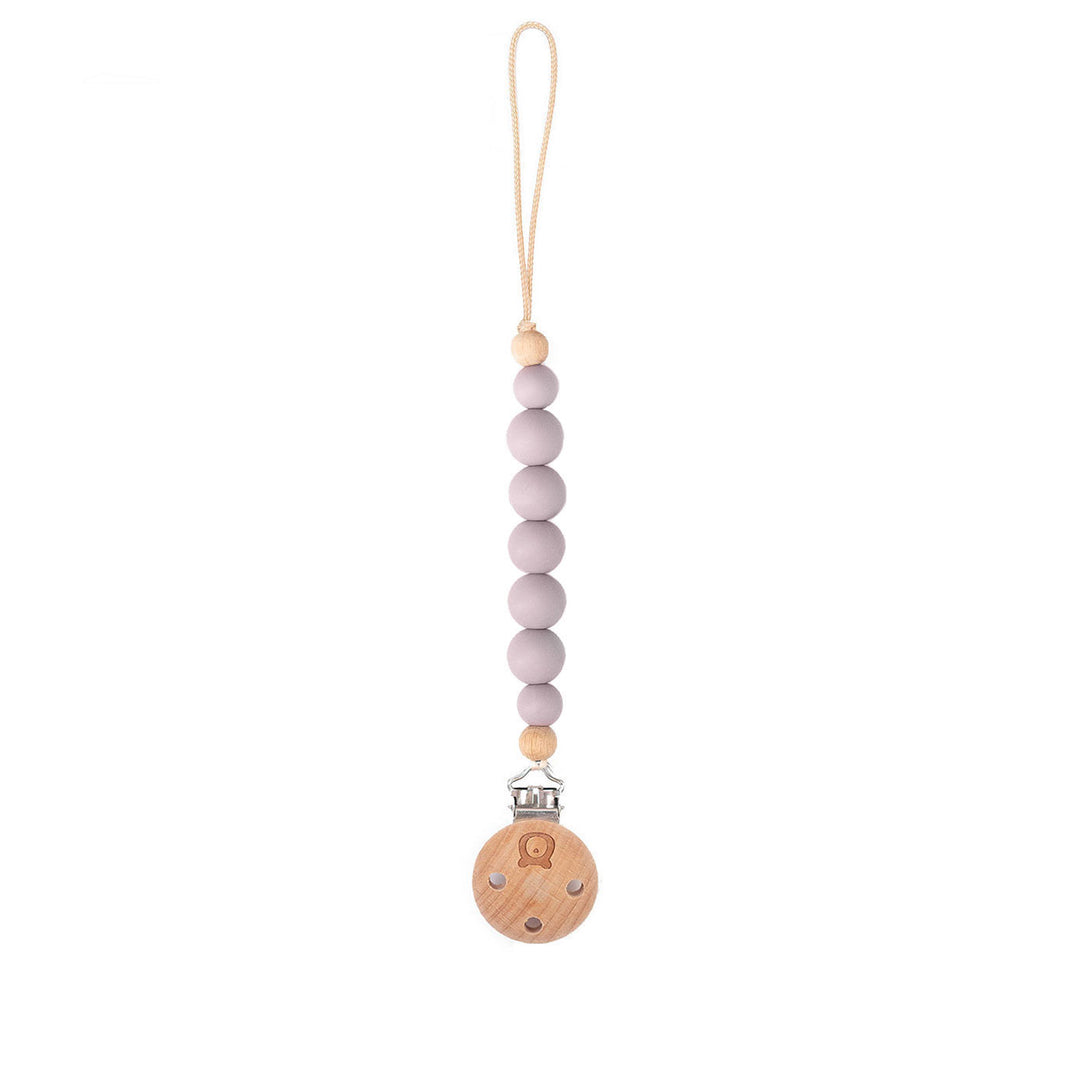 JBØRN Pacifier Clip Soft Lilac - Personalisable Baby Products Sold and Personalised by JustBørn