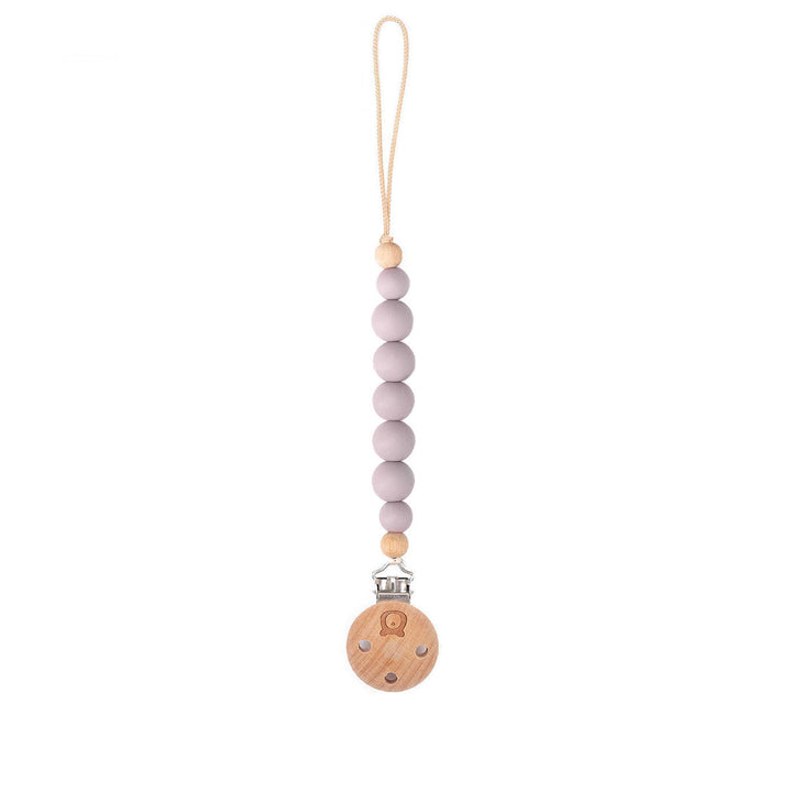 JBØRN Pacifier Clip Soft Lilac - Personalisable Baby Products Sold and Personalised by JustBørn